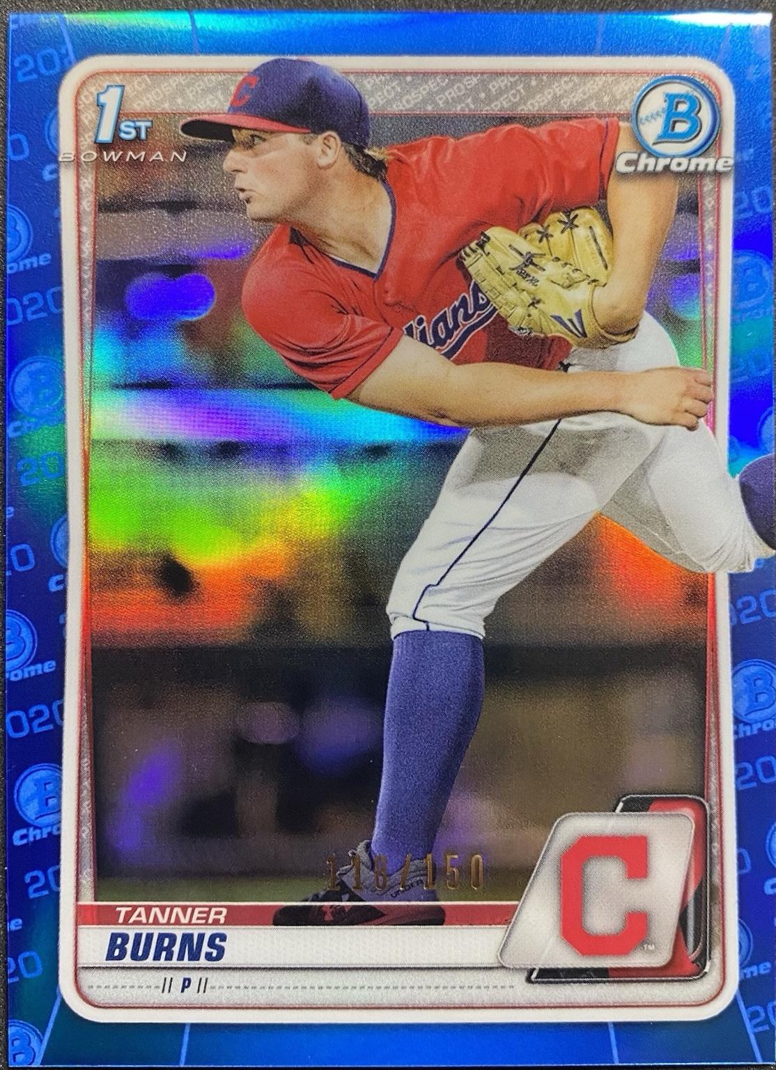 Tanner Burns [Blue Refractor] #BD-115