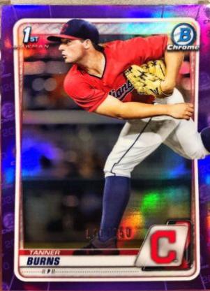 Tanner Burns [Purple Refractor] #BD-115