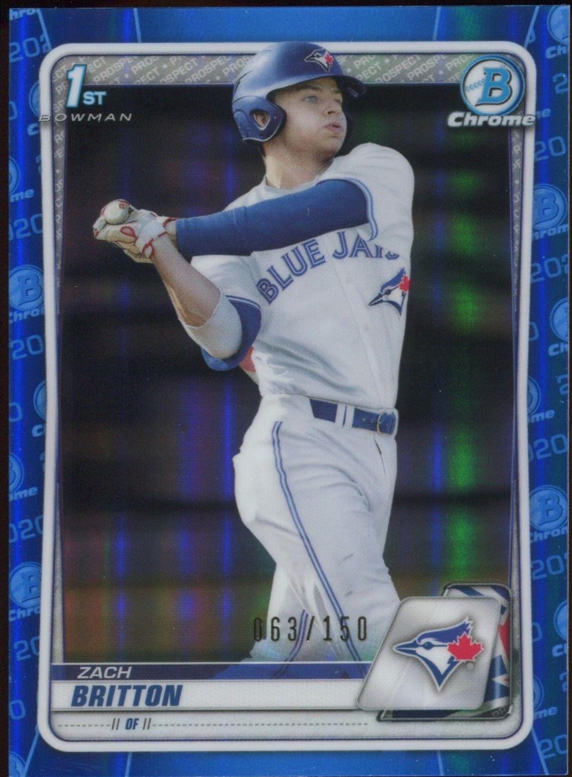 Zach Britton [Blue Refractor] #BD-158
