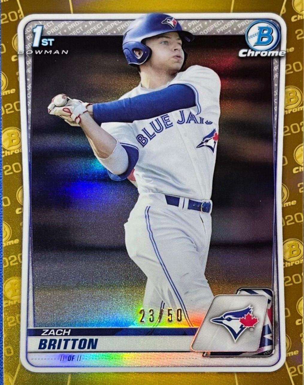 Zach Britton [Gold Refractor] #BD-158