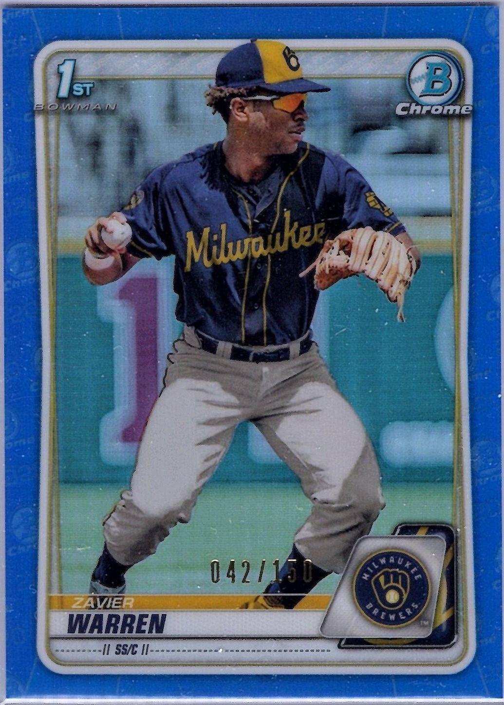 Zavier Warren [Blue Refractor] #BD-97