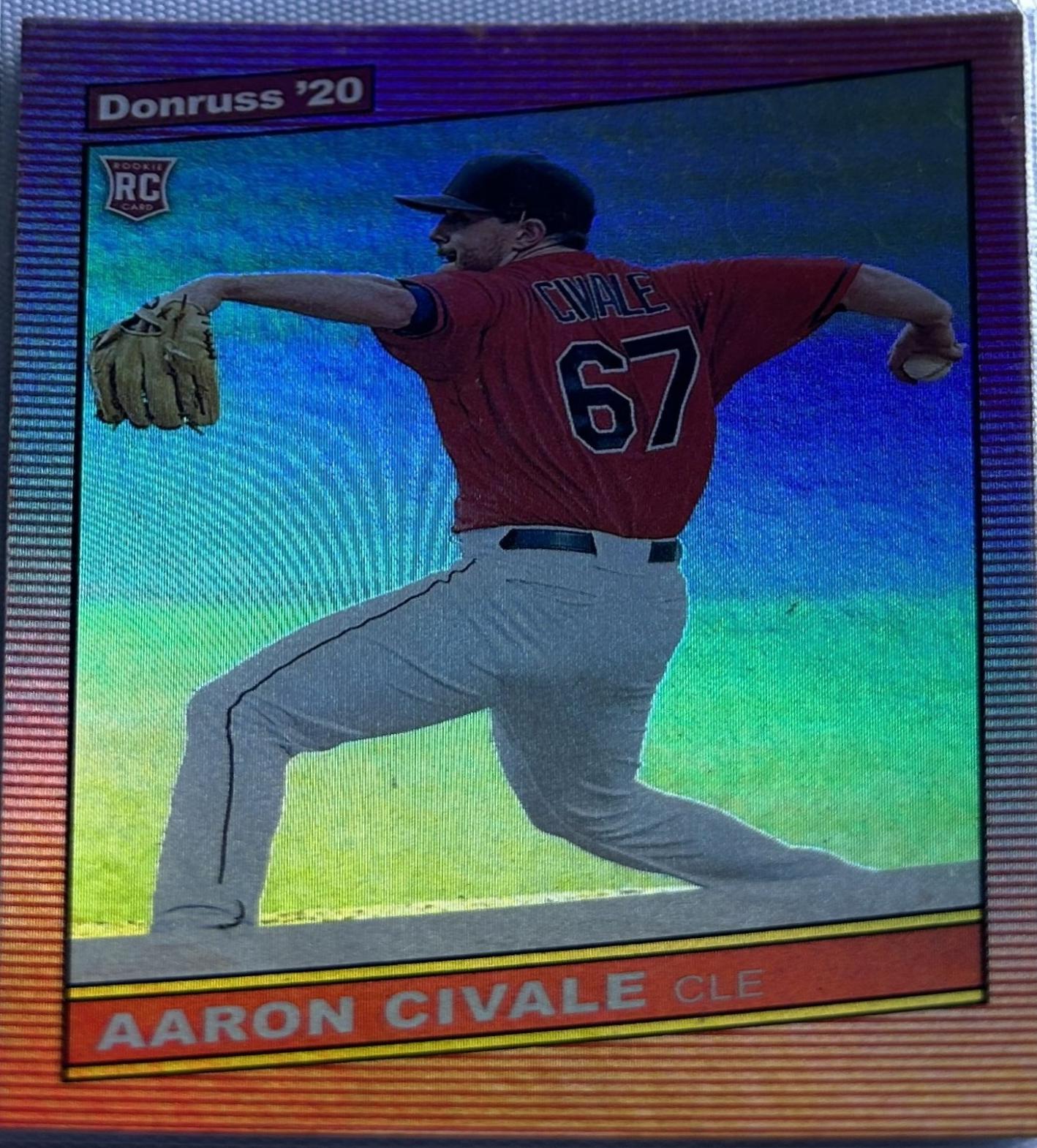 Aaron Civale [Holo Pink] #254