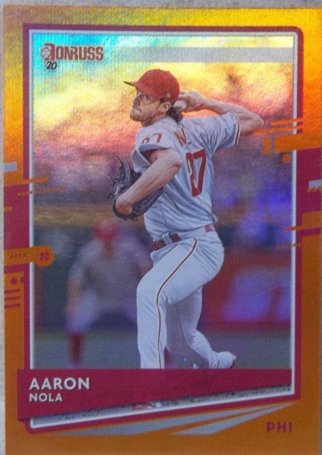 Aaron Nola [Holo Orange] #126