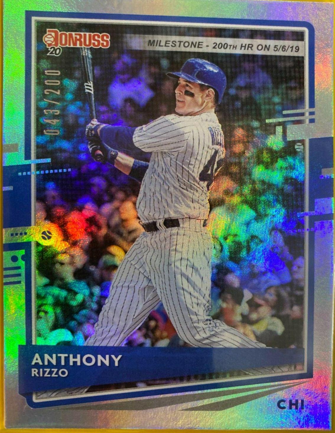 Anthony Rizzo [Milestone Stat Line] #132