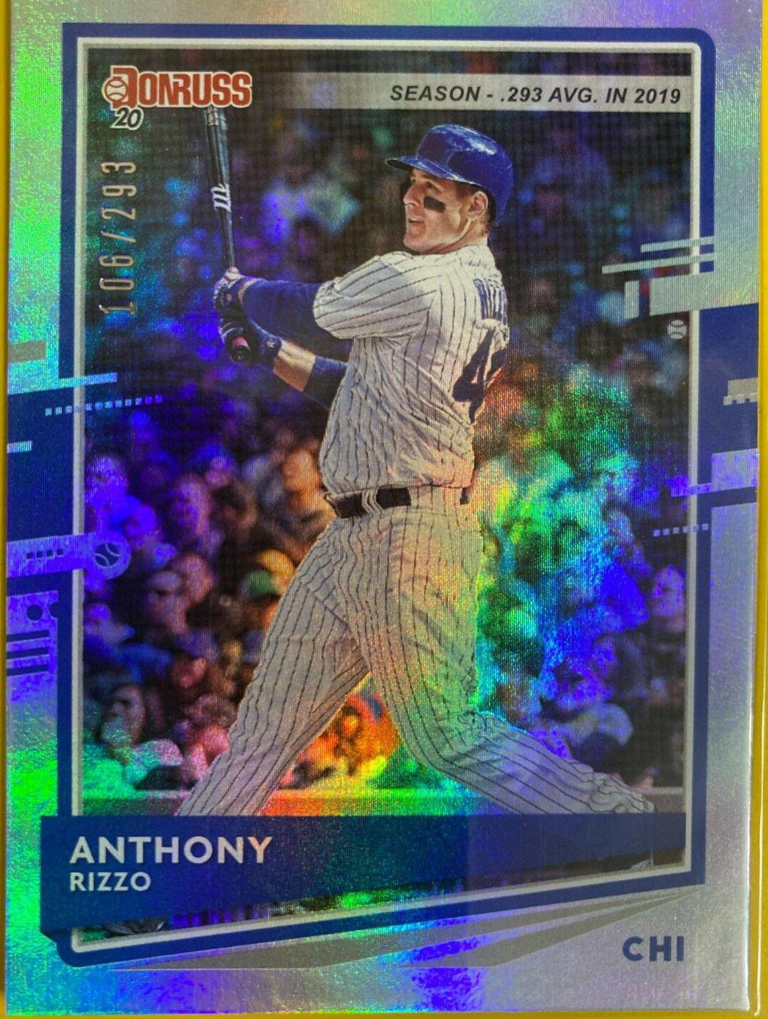Anthony Rizzo [Season Stat Line] #132