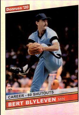 Bert Blyleven [Career Stat Line] #221