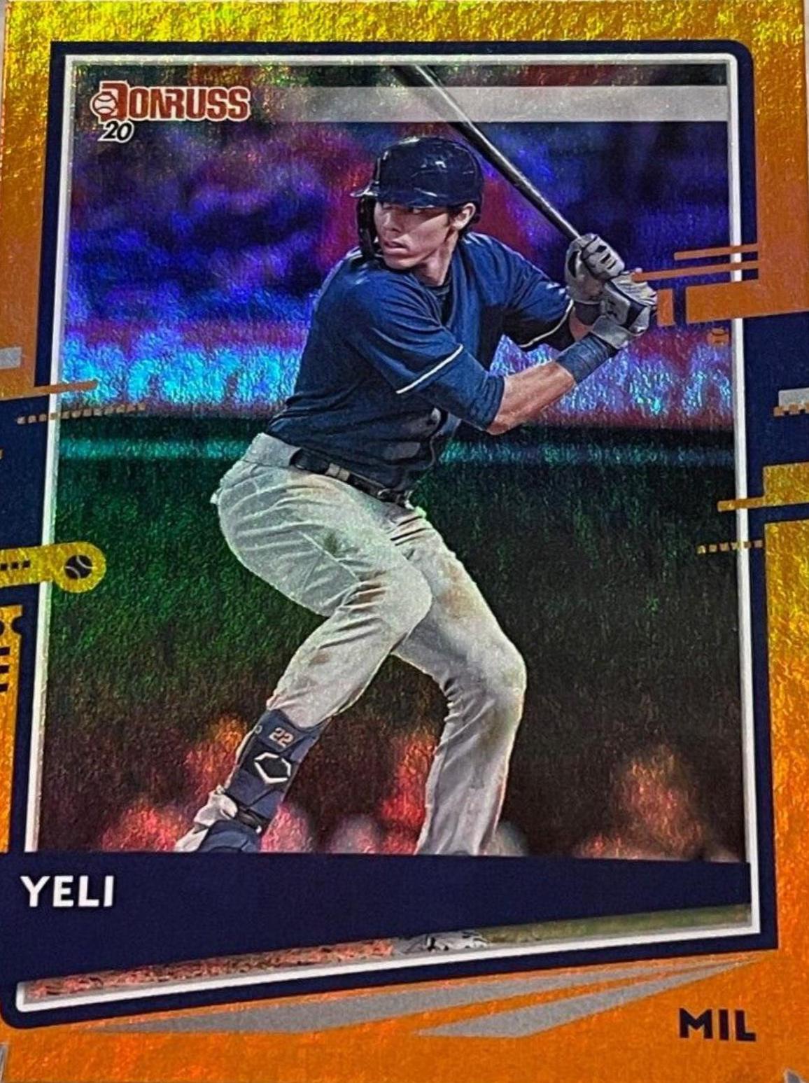 Christian Yelich [Holo Orange] #110