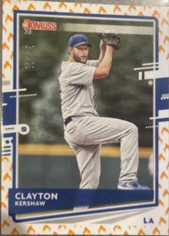 Clayton Kershaw [SP On Fire Emoji] #118