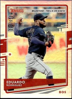 Eduardo Rodriguez [Milestone Stat Line] #61