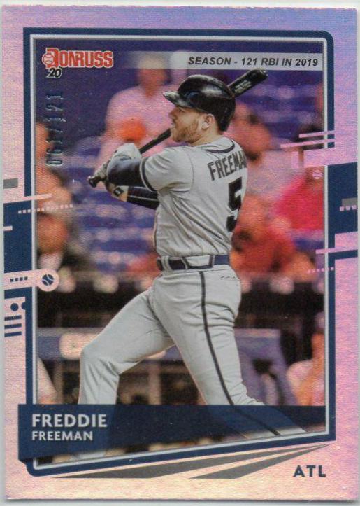 Freddie Freeman [Season Stat Line] #169