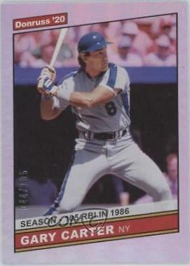 Gary Carter [Season Stat Line] #230