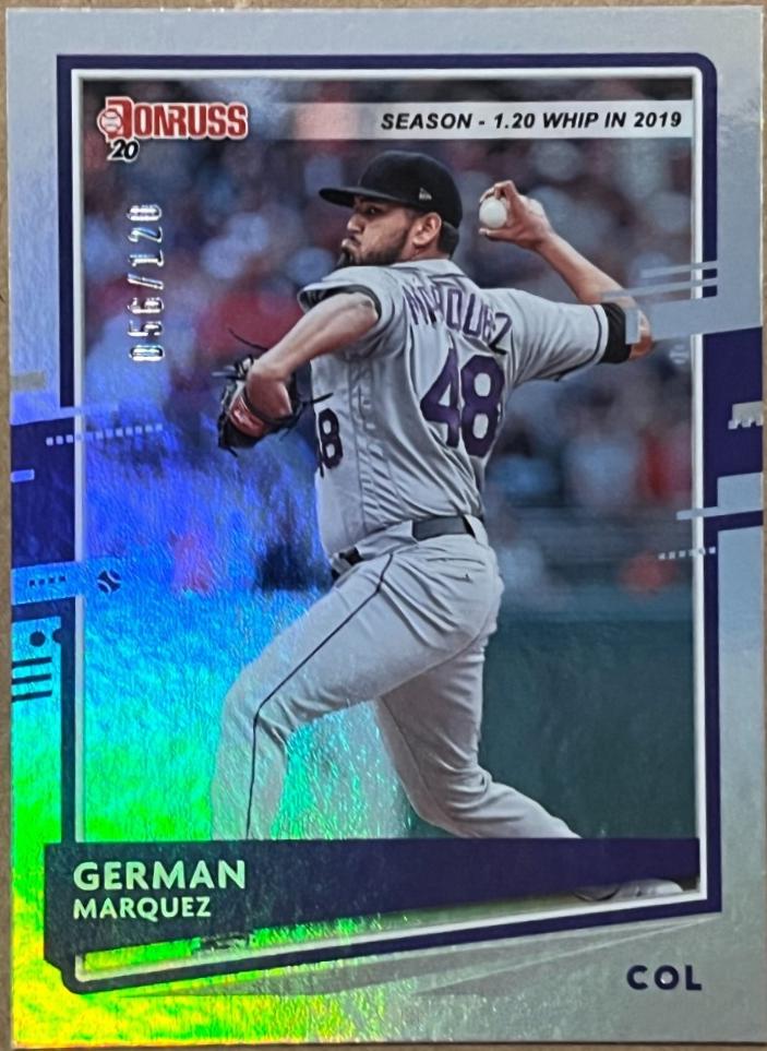 German Marquez [Season Stat Line] #96
