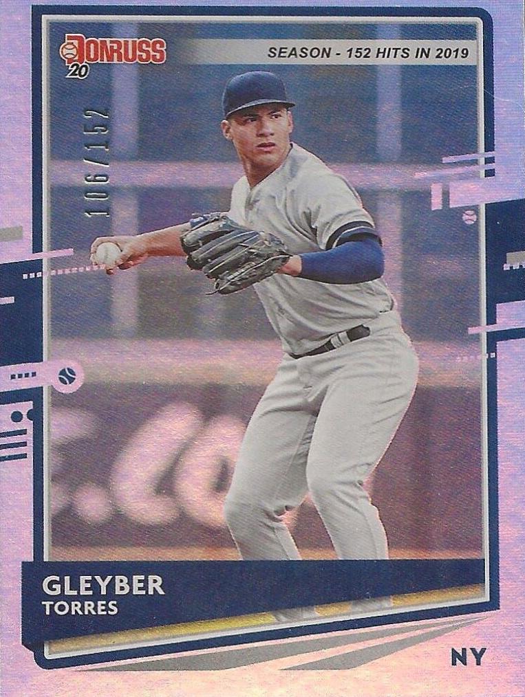 Gleyber Torres [Season Stat Line] #91