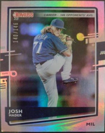 Josh Hader [Career Stat Line] #133