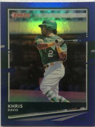 Khris Davis [Holo Blue] #88