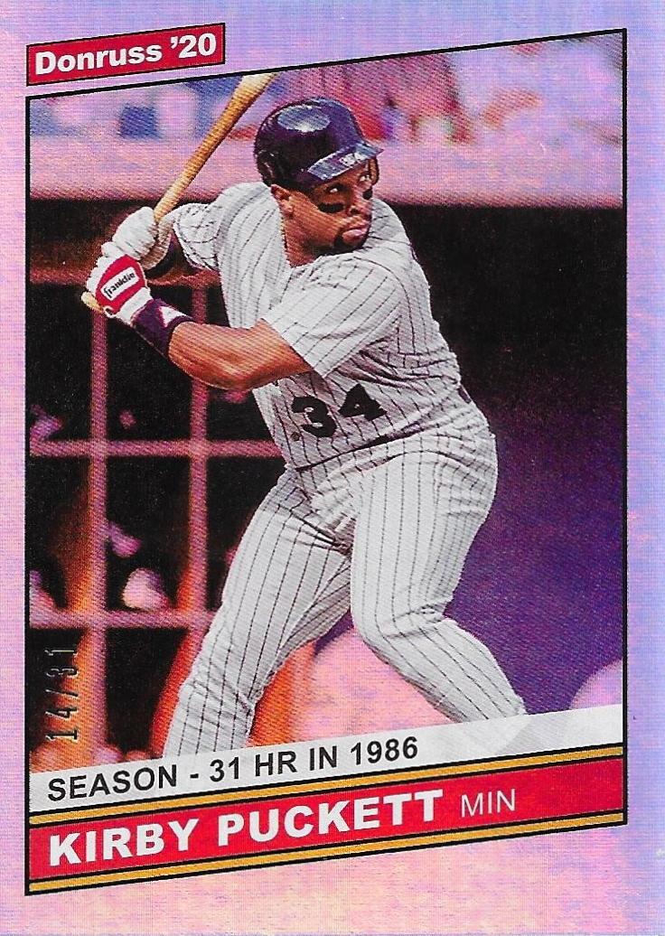 Kirby Puckett [SP Season Stat Line] #217