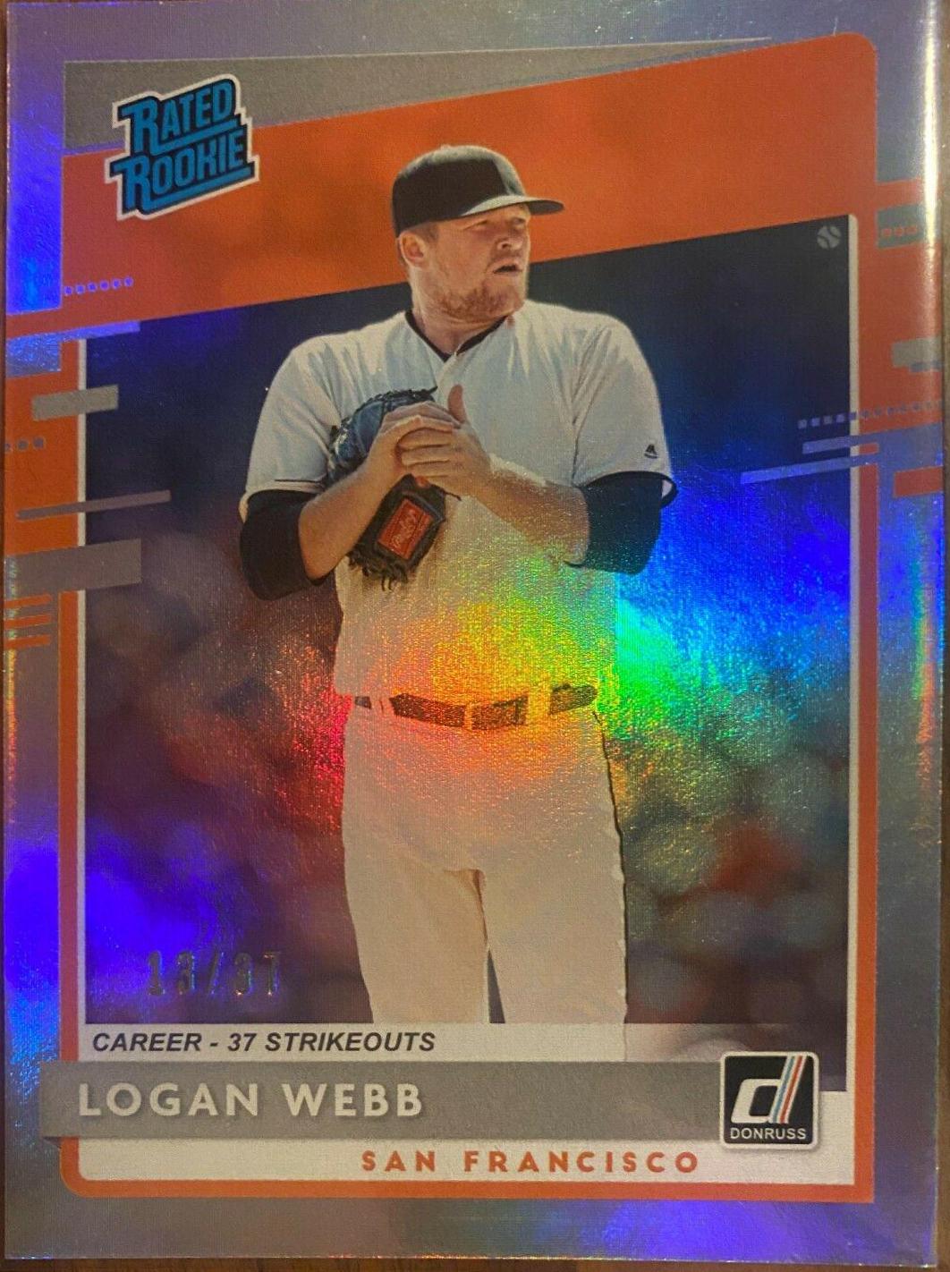 Logan Webb [Career Stat Line] #50