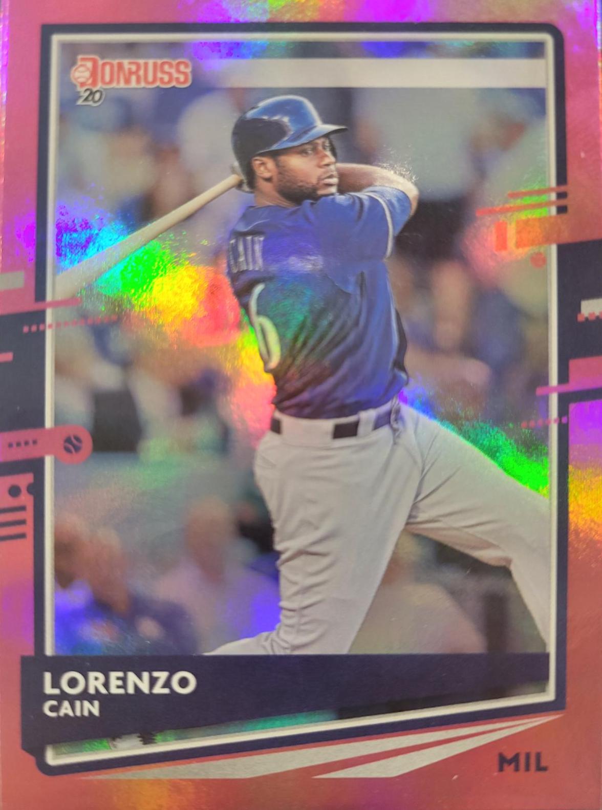 Lorenzo Cain [Holo Pink] #80