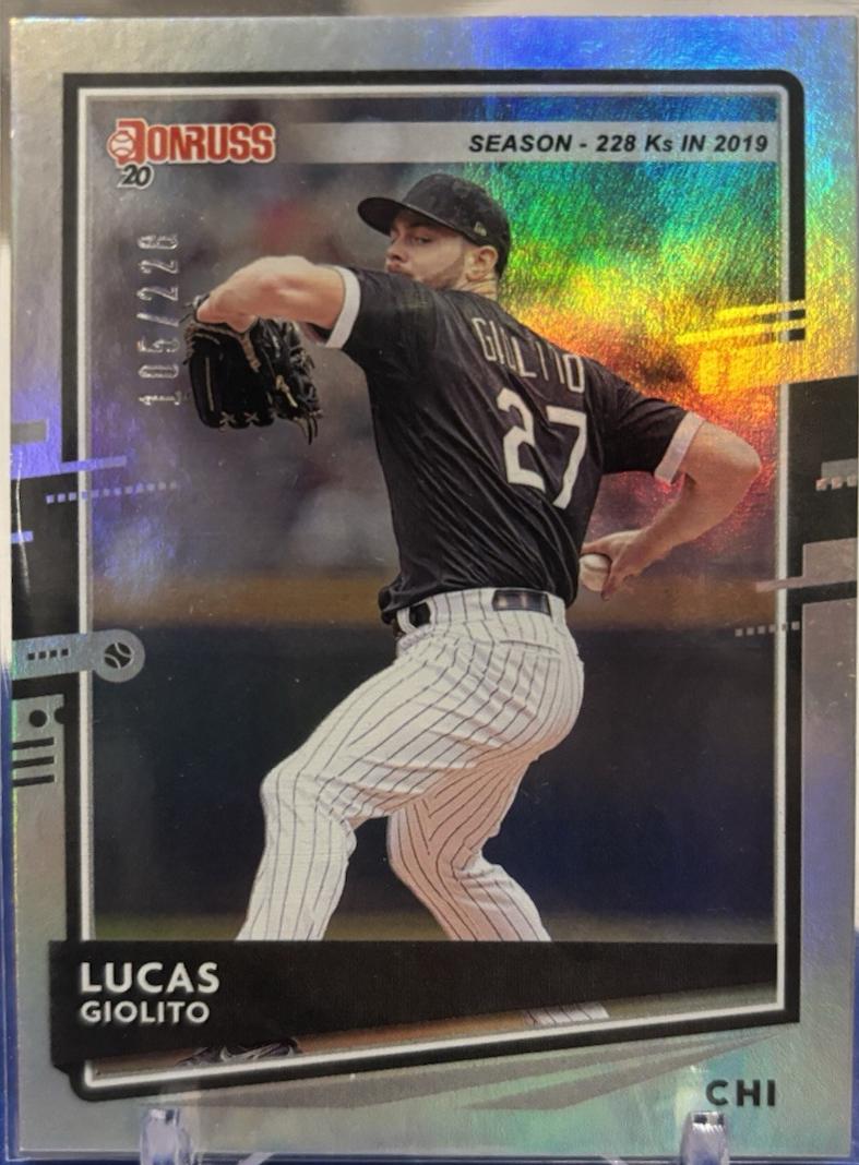 Lucas Giolito [Season Stat Line] #76