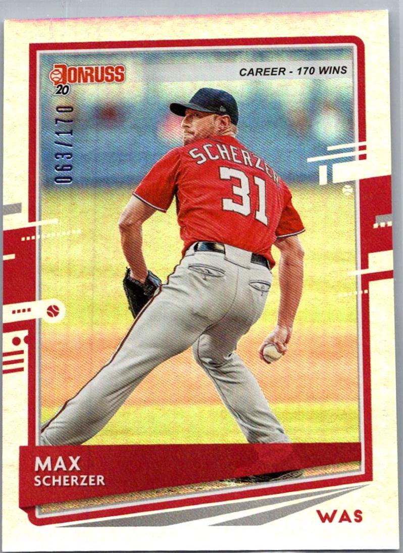 Max Scherzer [SP Career Stat Line] #123