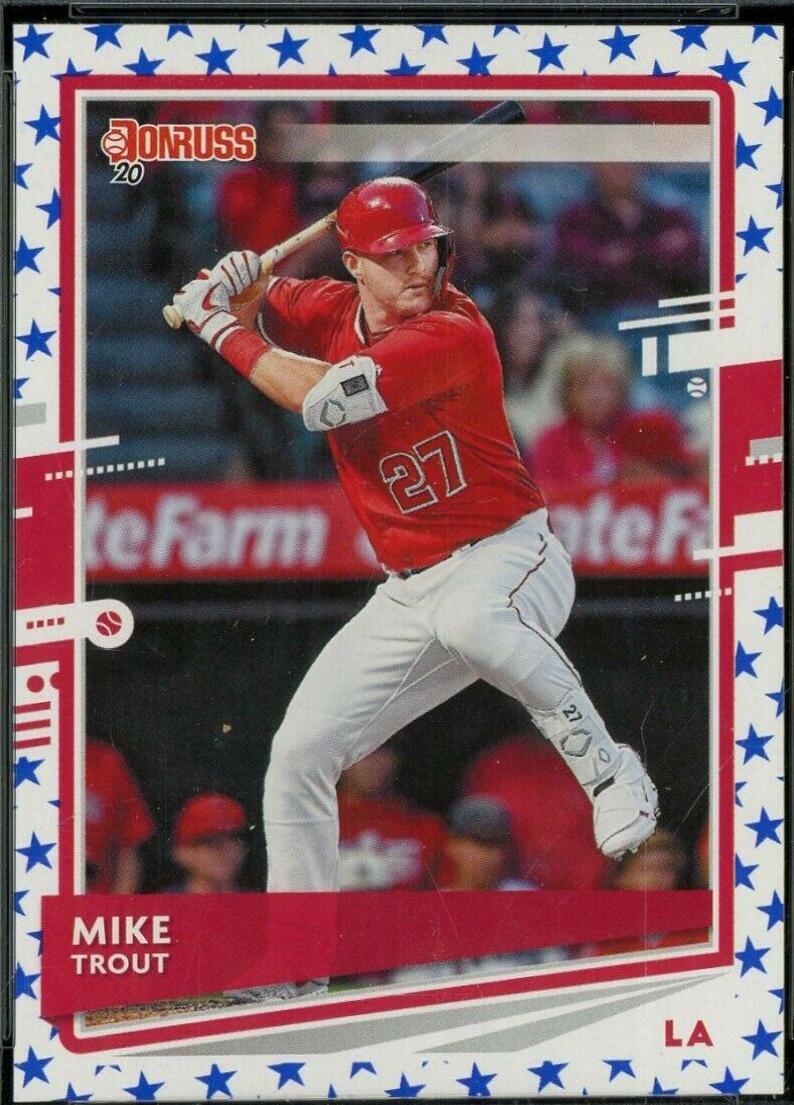 Mike Trout [SP Independence Day] #129