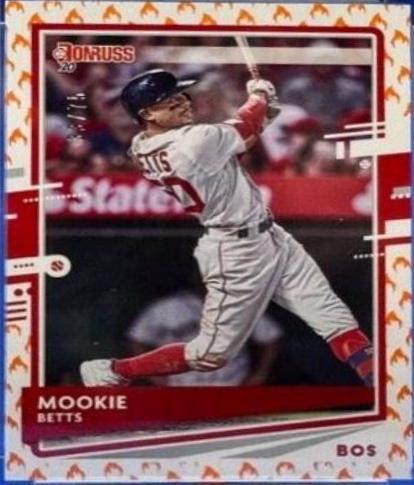 Mookie Betts [SP On Fire Emoji] #77