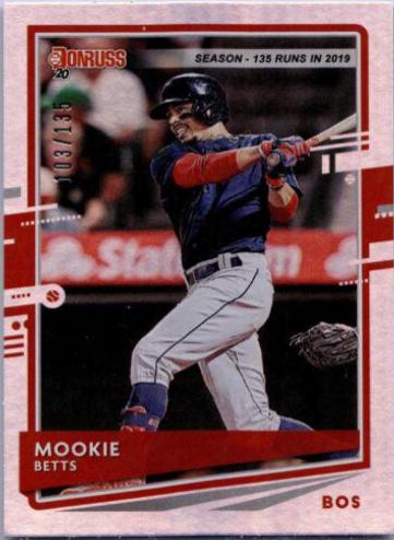 Mookie Betts [Season Stat Line] #77