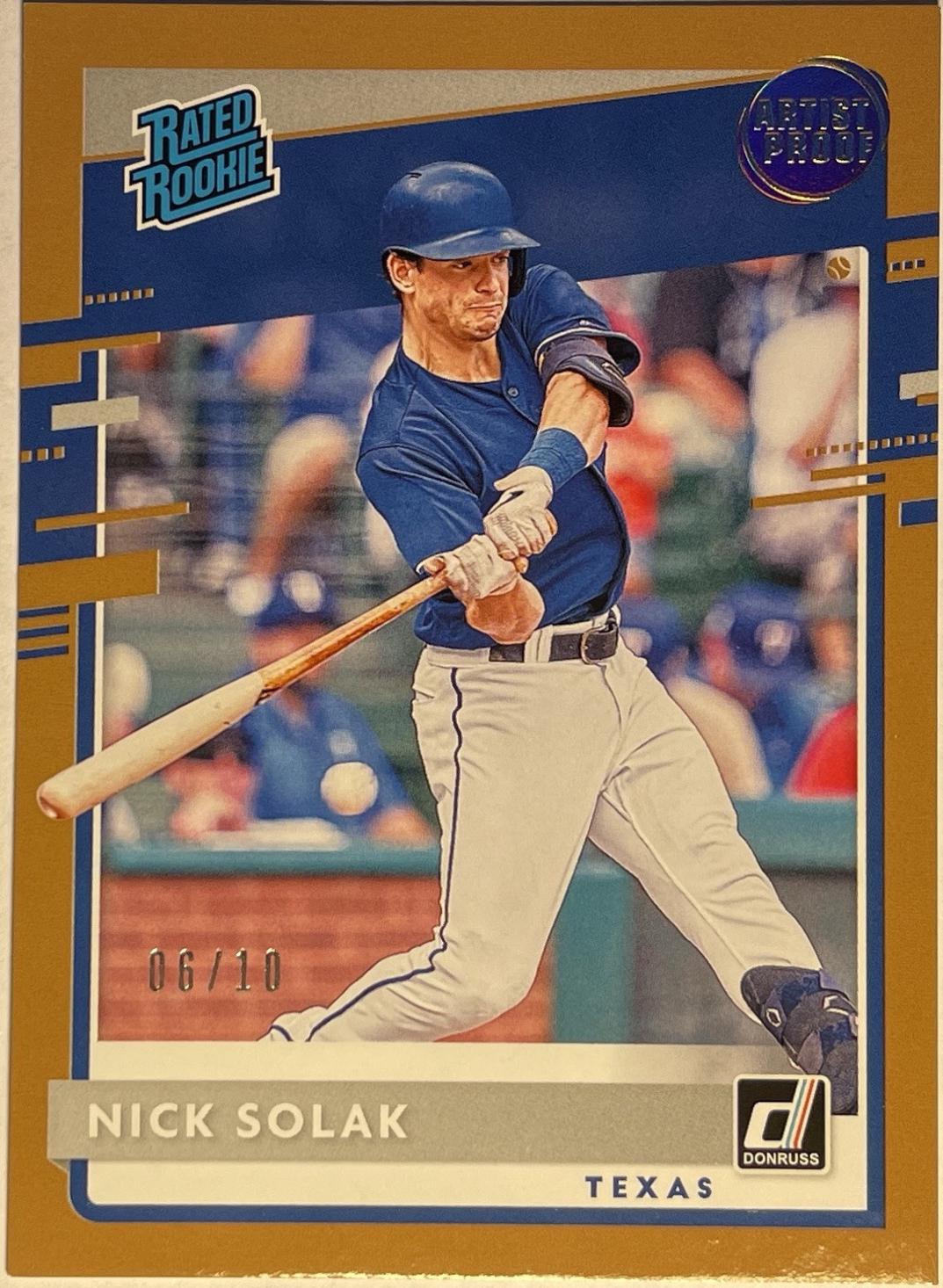 Nick Solak [Artist Proof] #57