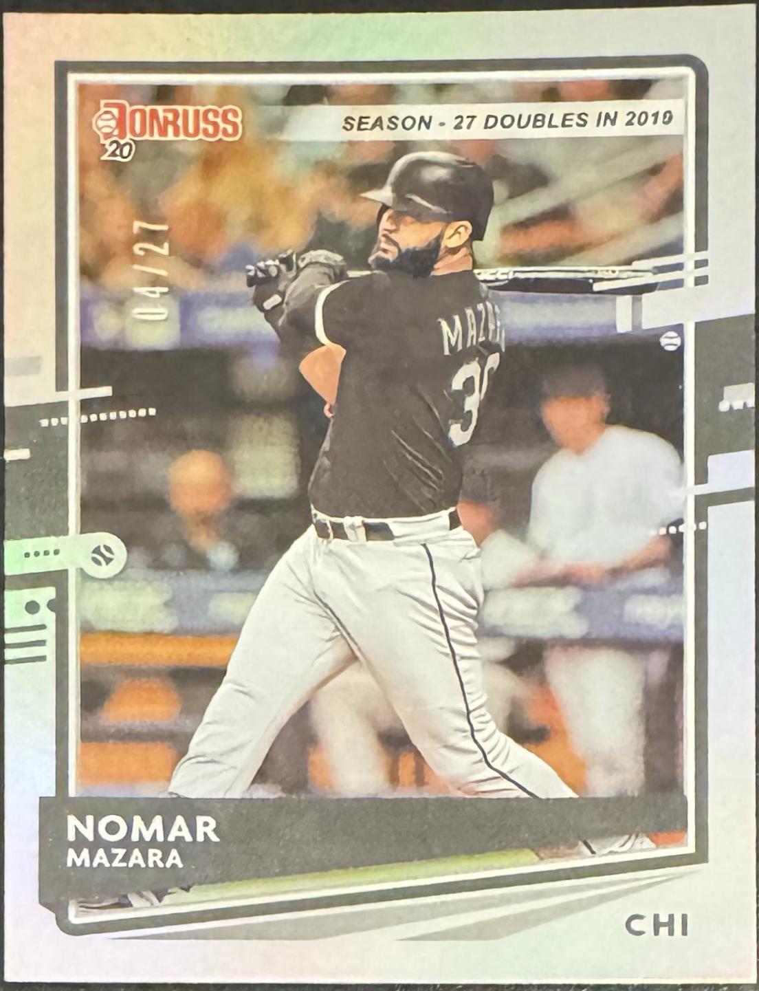 Nomar Mazara [Season Stat Line] #130