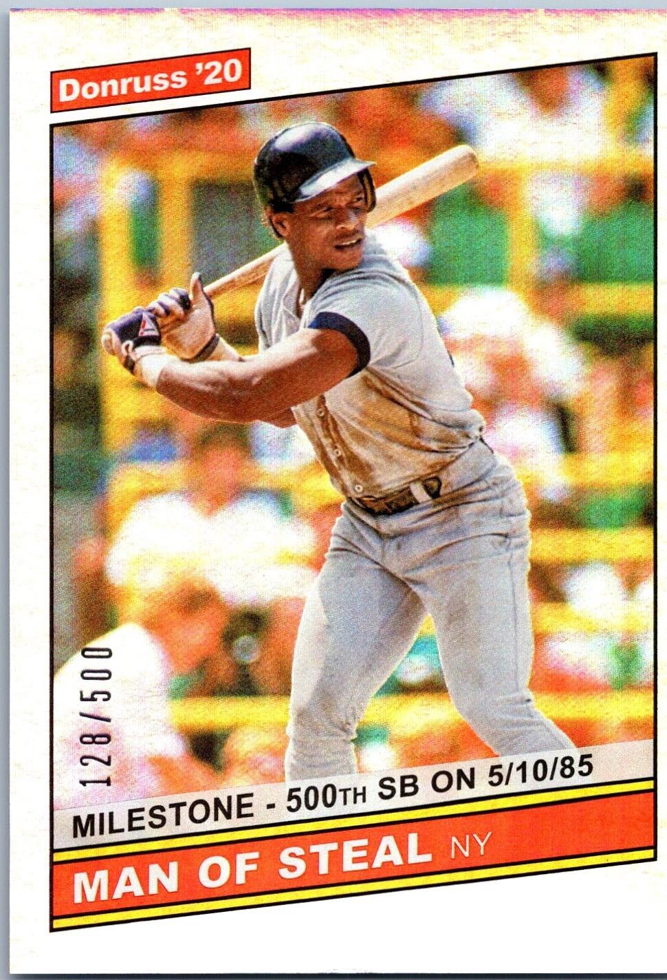 Rickey Henderson [SP Milestone Stat Line] #219