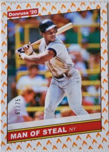 Rickey Henderson [SP On Fire Emoji] #219