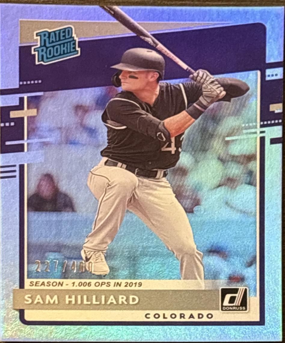 Sam Hilliard [Season Stat Line] #46