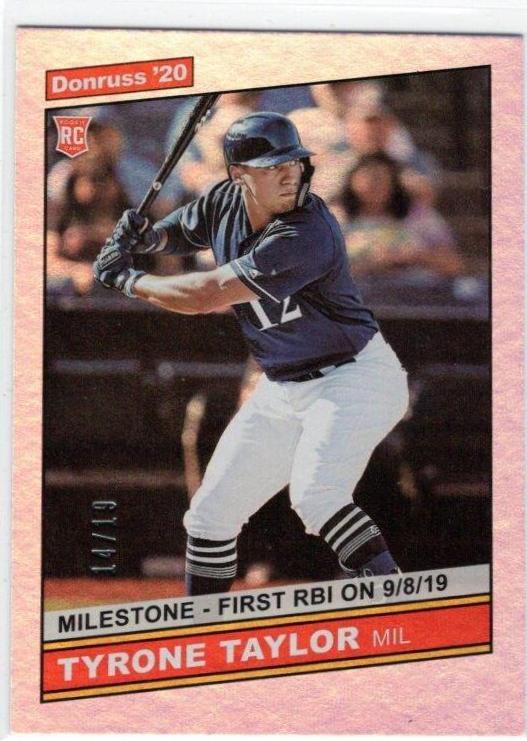 Tyrone Taylor [Milestone Stat Line] #253