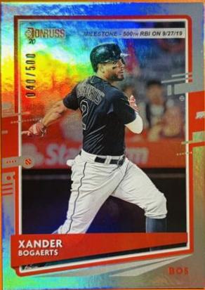 Xander Bogaerts [Career Stat Line] #75