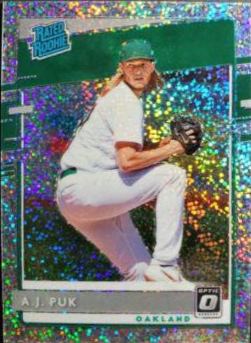 A.J. Puk [White Sparkle] #49