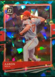 Aaron Nola [Green Cracked Ice] #140