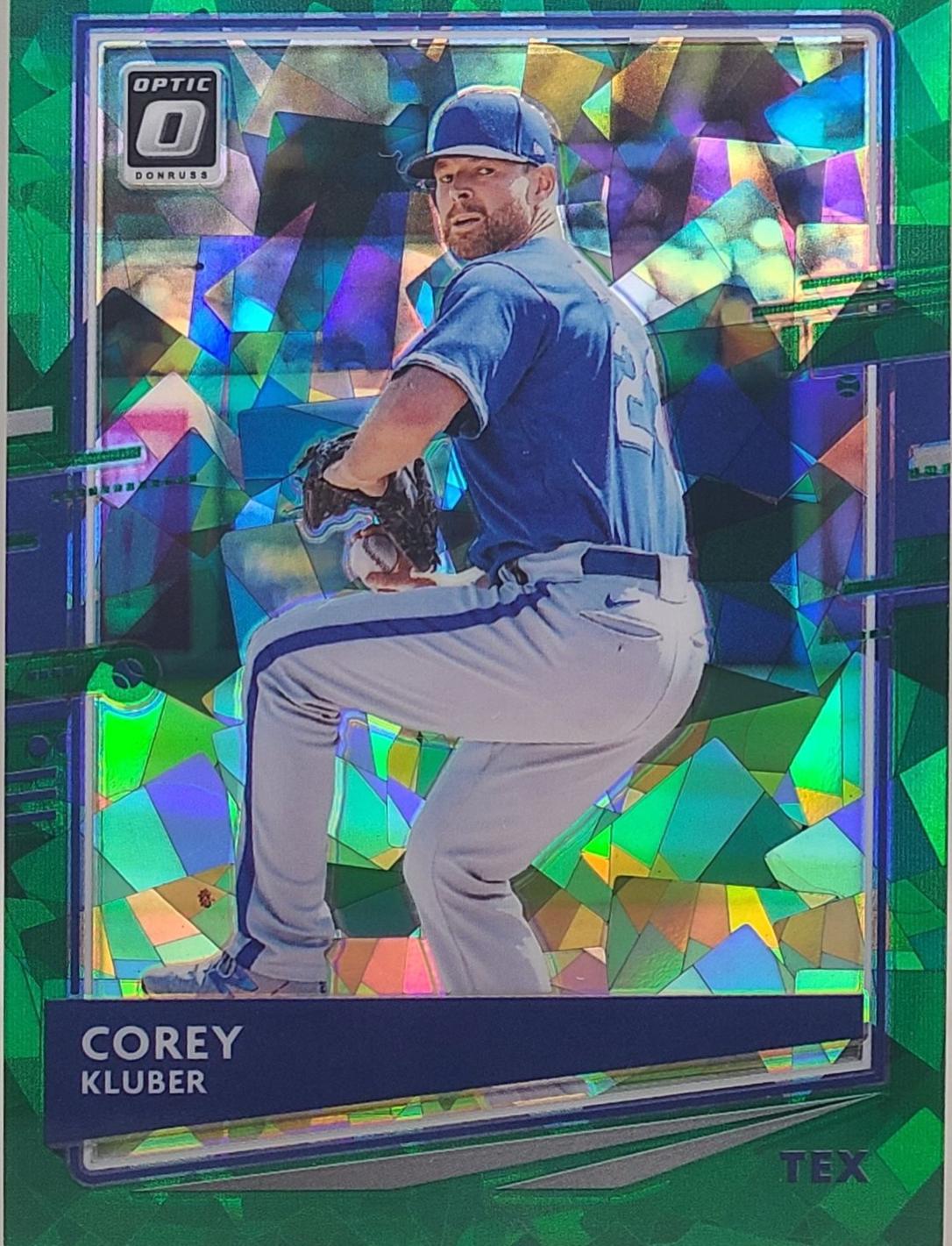 Corey Kluber [Green Cracked Ice] #109