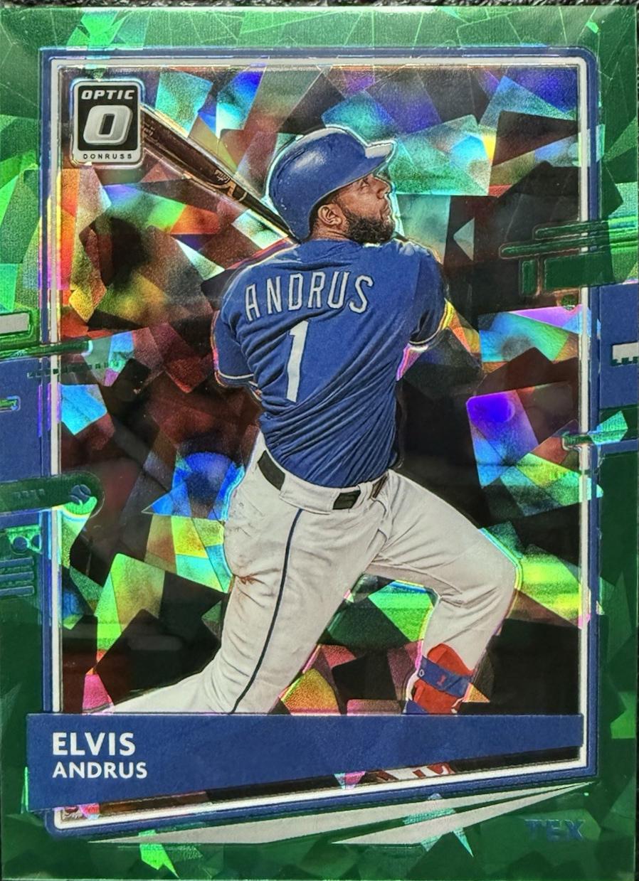 Elvis Andrus [Green Cracked Ice] #156