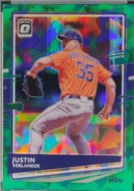 Justin Verlander [Green Cracked Ice] #157