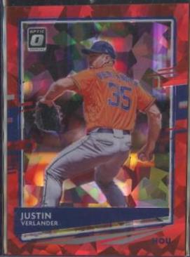 Justin Verlander [Red Cracked Ice] #157