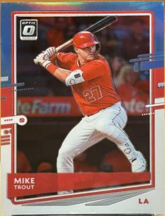 Mike Trout [Carolina Blue & White] #142