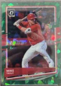 Mike Trout [Green Cracked Ice] #142