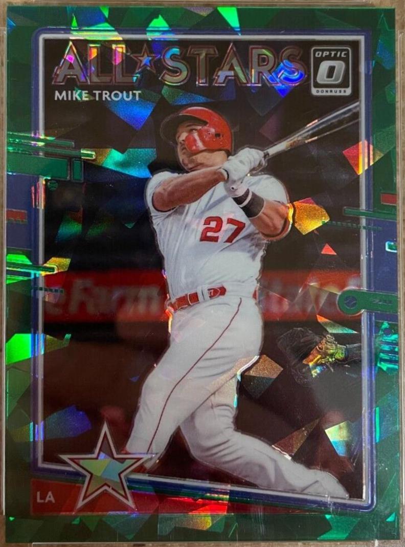 Mike Trout [Green Cracked Ice] #197