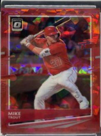Mike Trout [Red Cracked Ice] #142