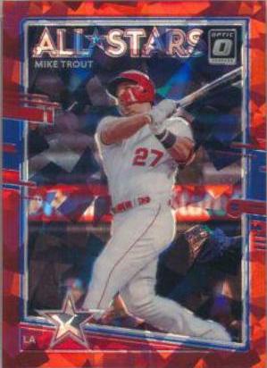 Mike Trout [Red Cracked Ice] #197