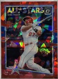Mike Trout [Red Cracked Ice] #9