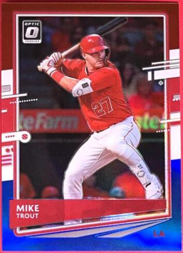 Mike Trout [Red, White, Blue] #142
