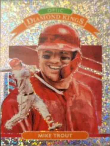 Mike Trout [White Sparkle] #9