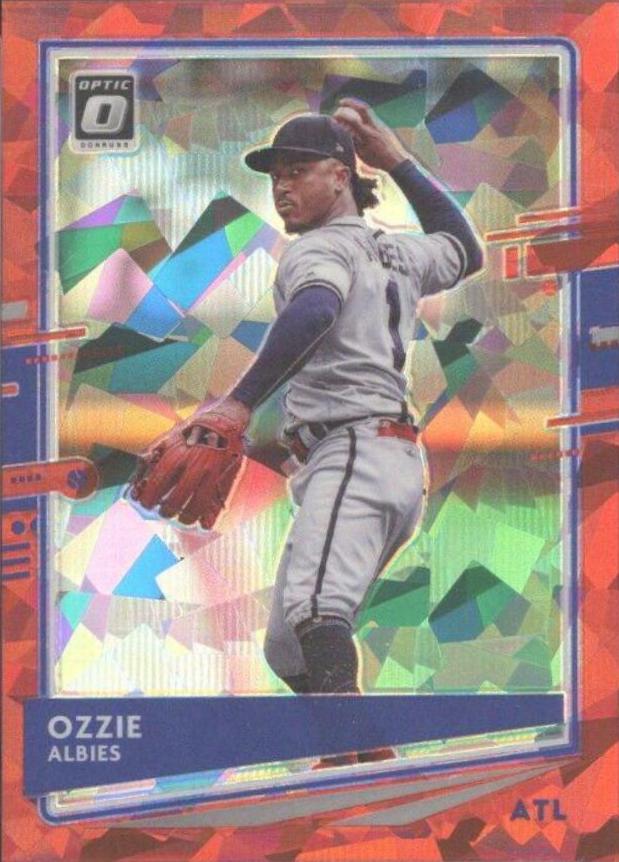 Ozzie Albies [Red Cracked Ice] #98