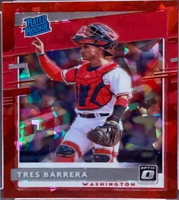 Tres Barrera [Red Cracked Ice] #74